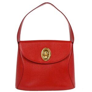 Christian Dior Red Leather Handbag XX50153